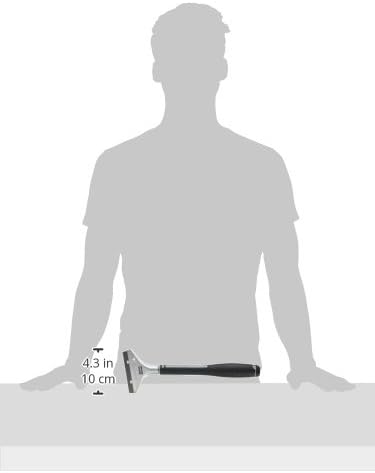 Master Painter Long Handle Paint Stripper, Aluminum, 12", with 4" Blade, Black and Silver