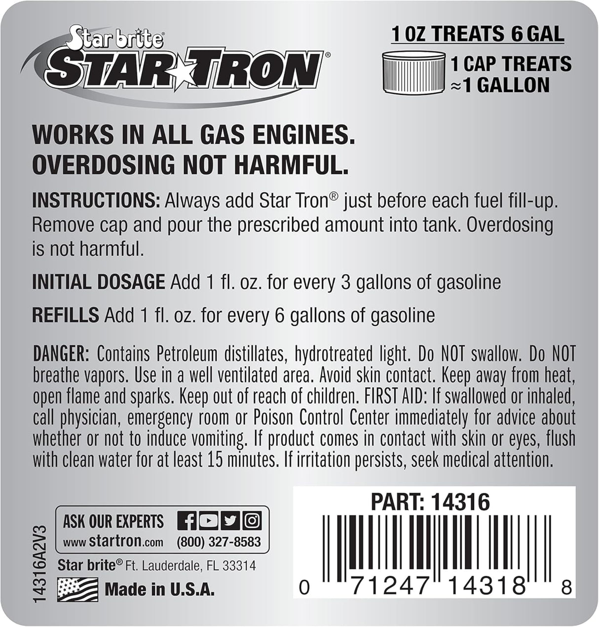 Star Brite Enzyme Fuel Treatment 16 oz Blue