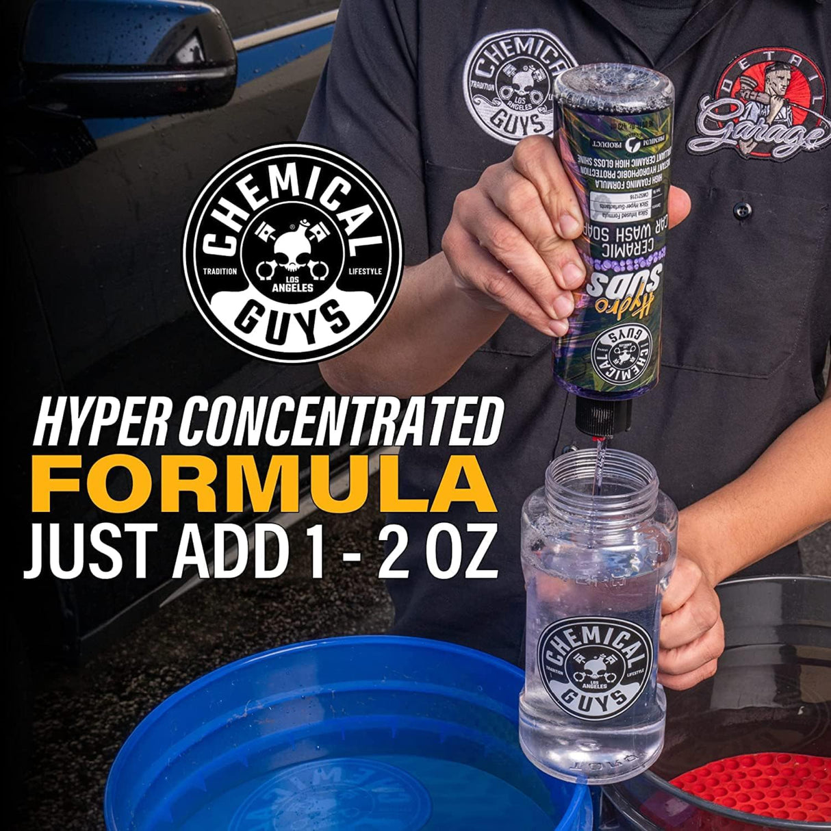 صابون غسيل السيارة الخزفي هيدروسودز كيميكال جايز - 16 أونصة-2