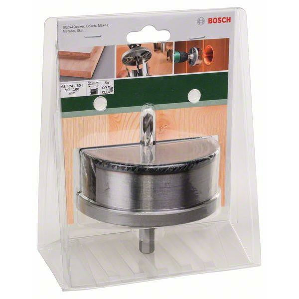 HOLESAW 68,74,80,90&100X31MM BOSCH