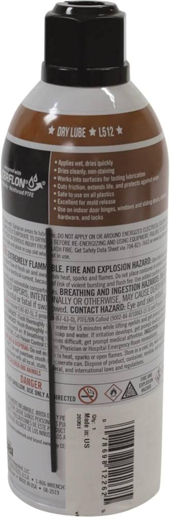 مشحم جاف سيرفلون من ليكويد رينش 11 أونصة متعدد الألوان