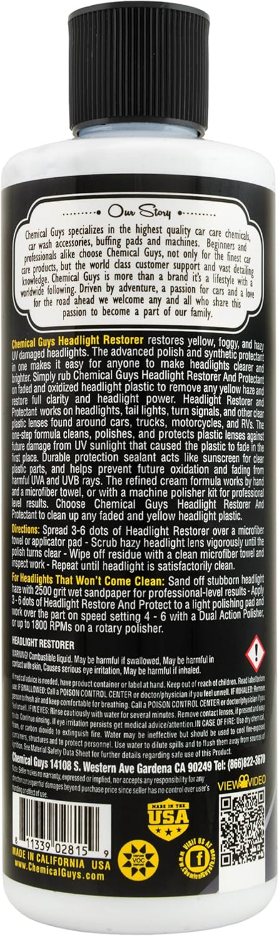 مستعيد وحامي المصابيح الأمامية كيميكال جايز - 16 أونصة-2