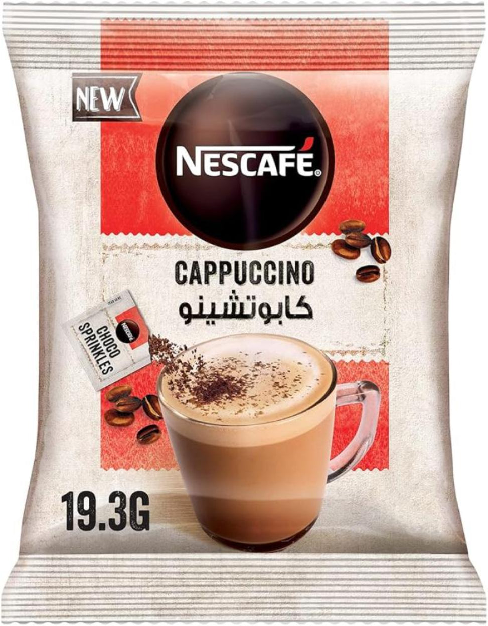 نيسكافيه كابتشينو فوم مع رشات شوكولاتة - 20X19.3جرام-2