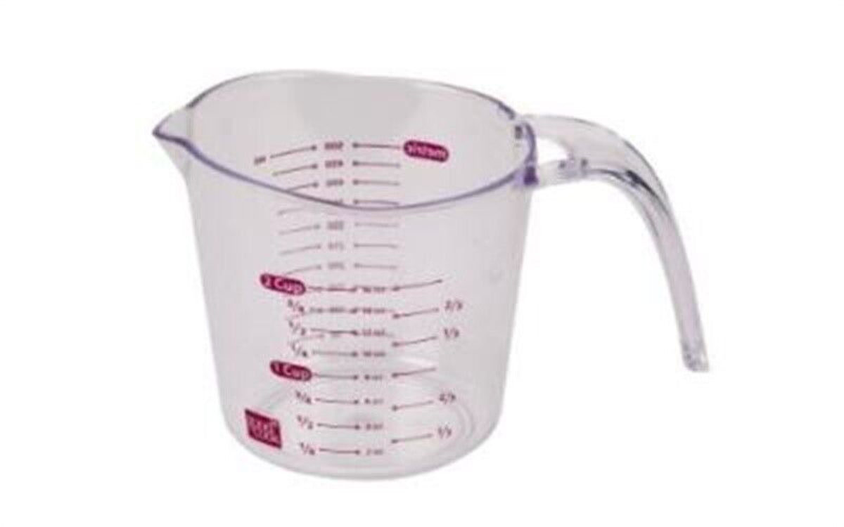 MEAS CUP PLSTC 2cp CLEAR
