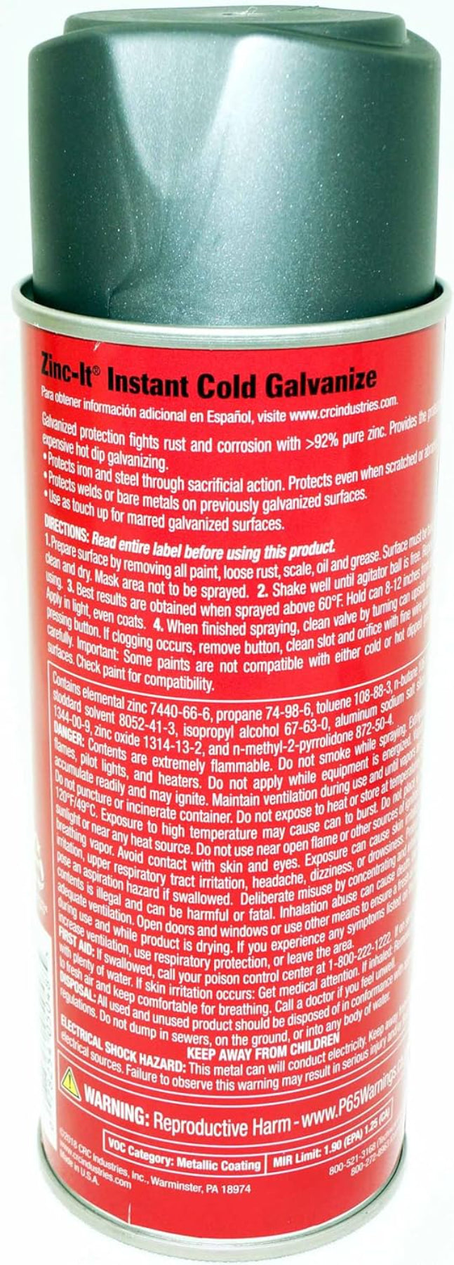 CRC Cold Galvanizing Paint 13oz Grey
