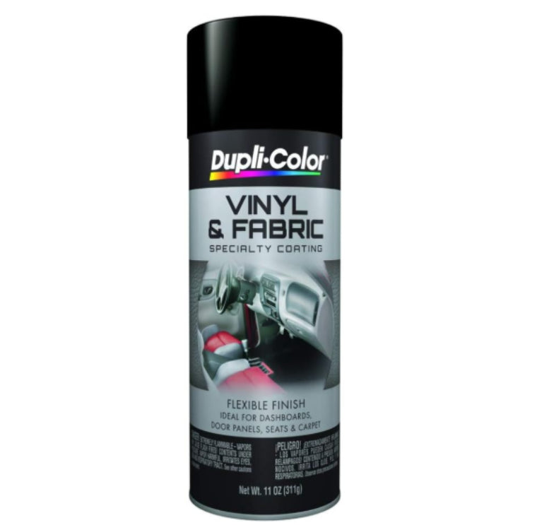 بخاخ طلاء فينيل وأقمشة أسود غير لامع دوبلي كولر