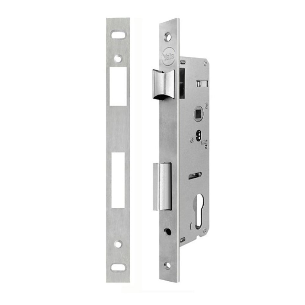 Yale Mortice Lock 25 mm Stainless Steel Matt