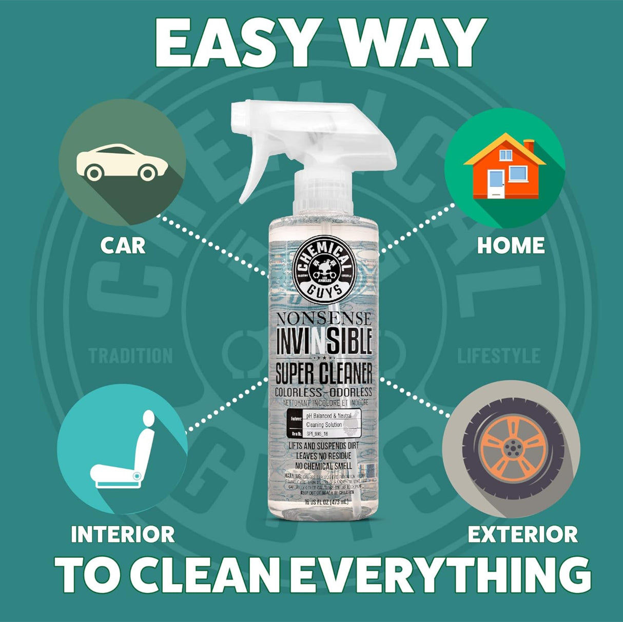 منظف الأسطح الخالي اللون والرائحة نونسينس كيميكال جايز-2