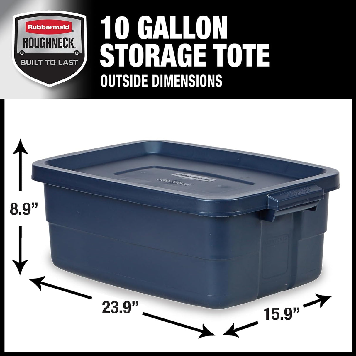 Rubbermaid Plastic Storage Bag, Dark Blue