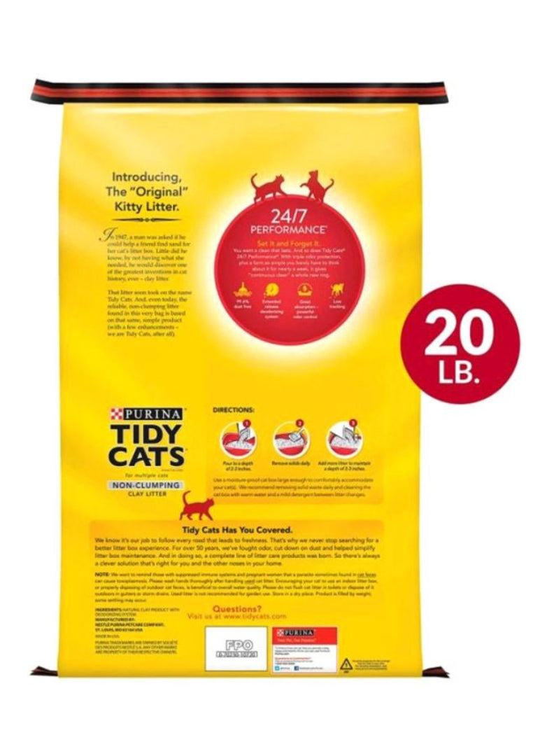 رمل قطط غير متكتل من بورينا 9.07 كجم أصفر