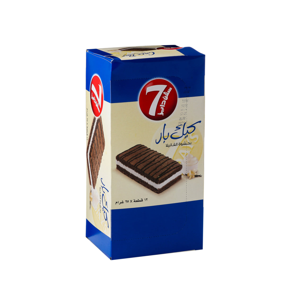 كعكة 7 دايز الصغيرة بنكهة الفانيليا 300 جرام - 12 × 25 جرام-2