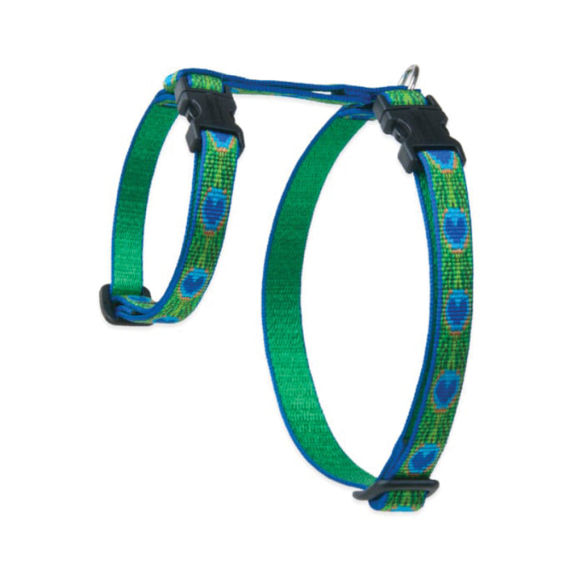 Lupin Adjustable H-Strap for Cats 1/2" X 12" - 20" Multicolor