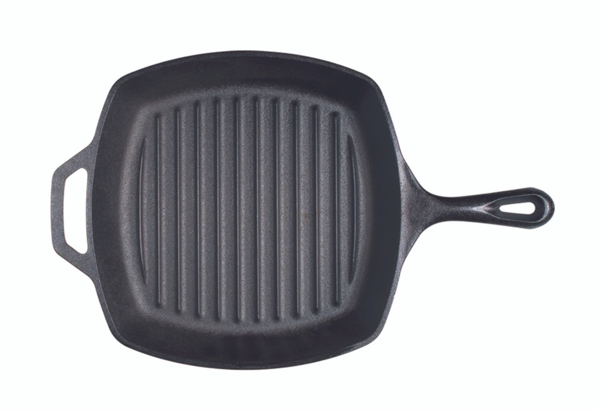 Square Cast Iron Grill Pan 10.5 Inch