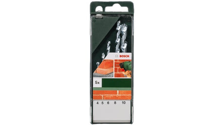 Bosch Concrete Drill Bit Set, 5 Pieces - Silver