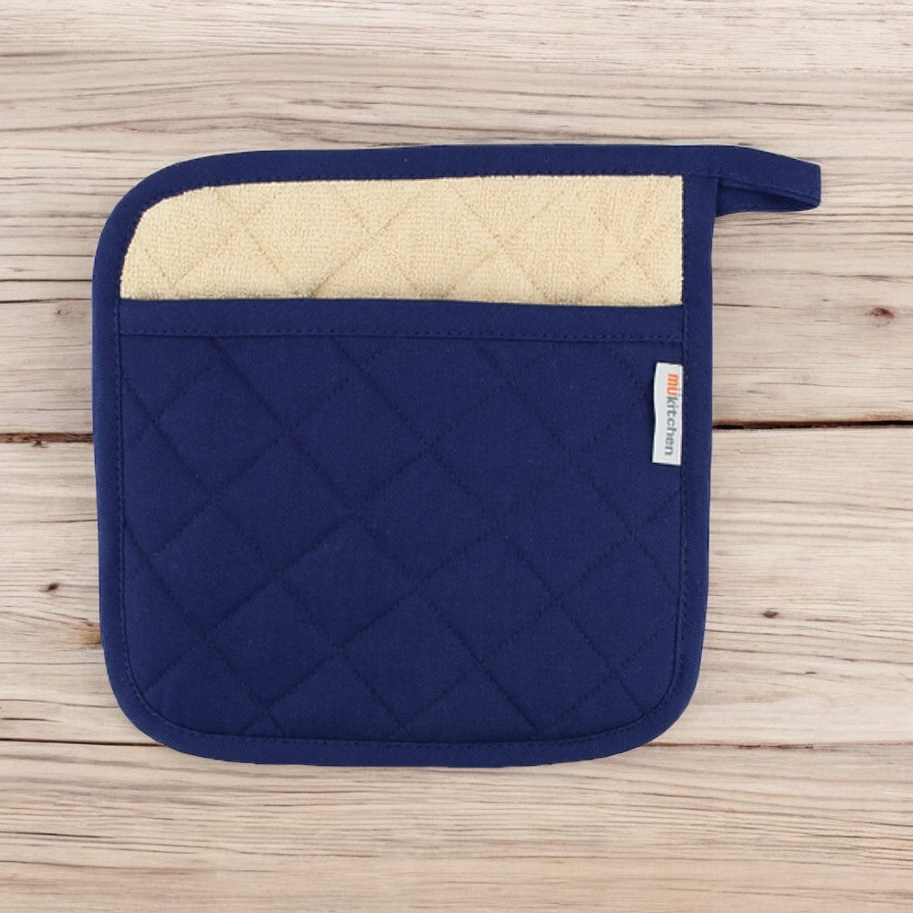 Potholder- Ink blue