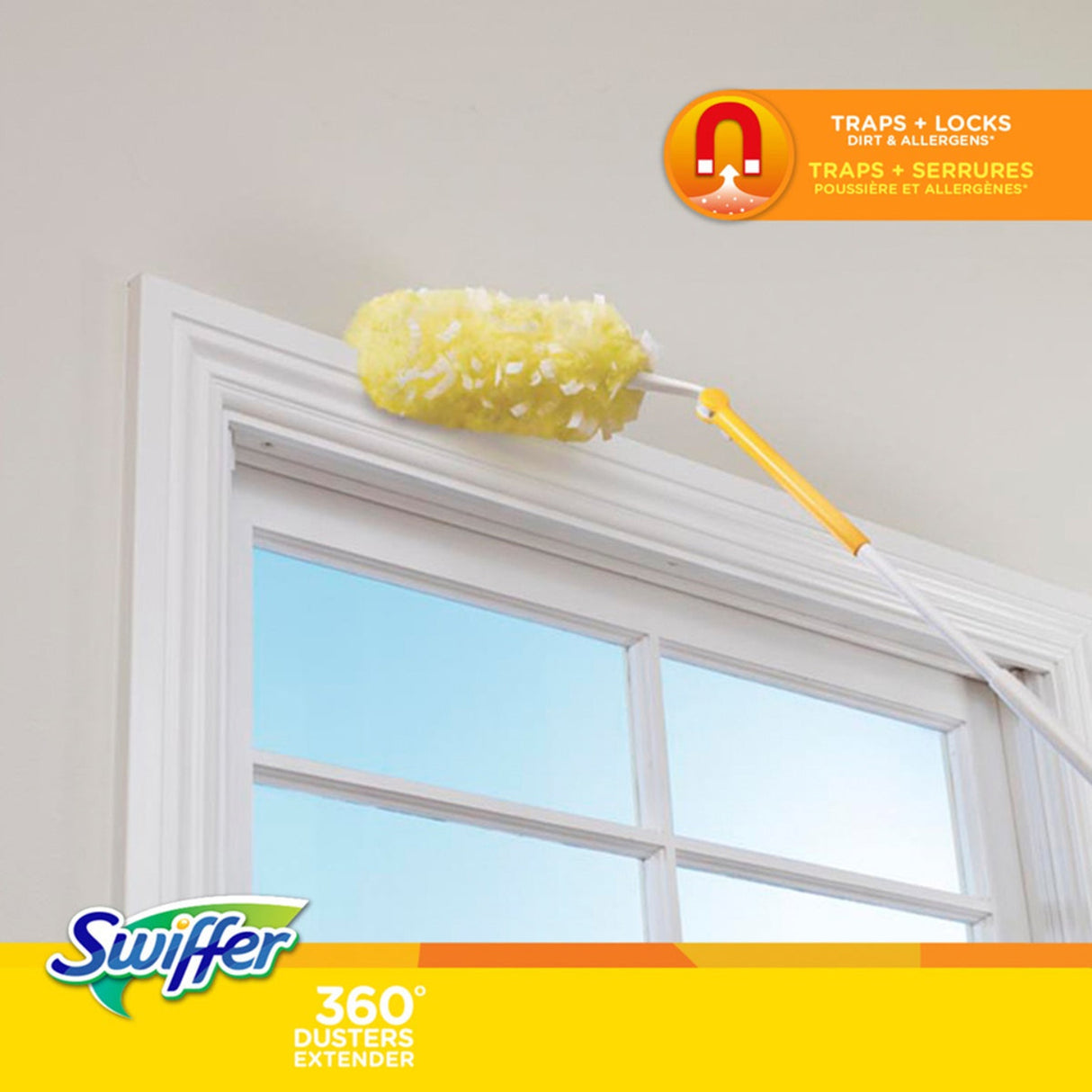 Swiffer Extendable Strong Handle Cleaning Kit Yellow