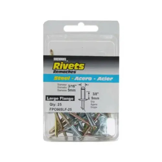 مسامير فولاذية كبيرة ومتوسطة للثلوج إف بي سي - 25 قطعة-2