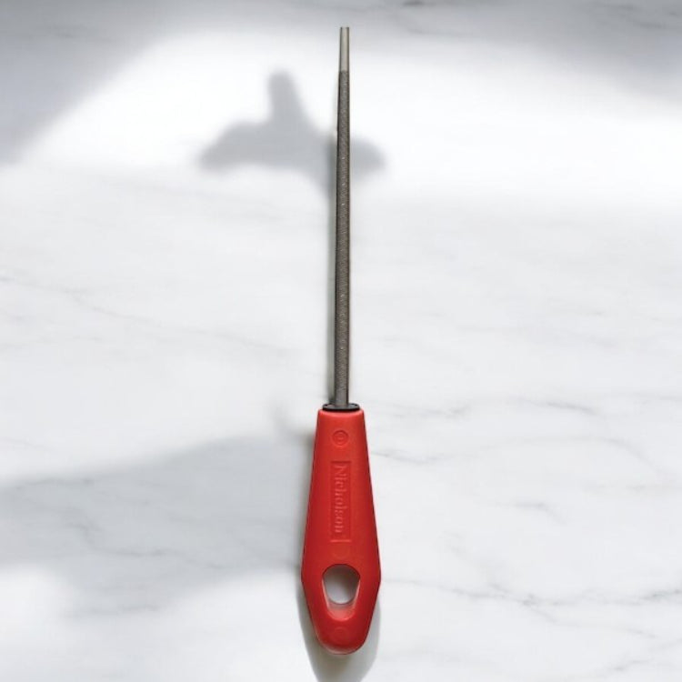 مبرد دائري أحادي القطع صلب عالي الكربون نيكولسون - 6 بوصة × 1/4 بوصة-2