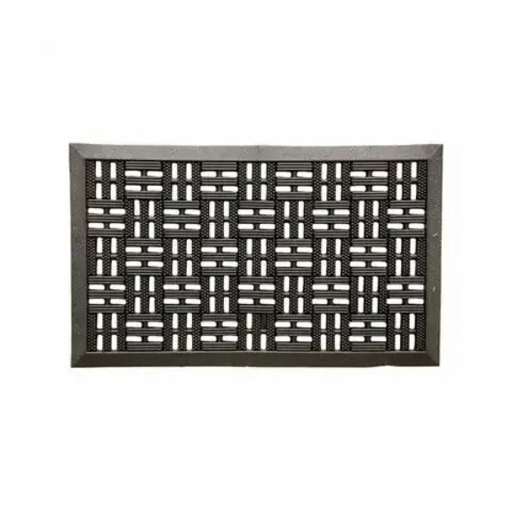 سجادة مطاطية من ساذرن أوكس 18 X 30 بوصة أسود