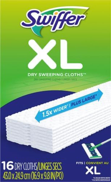 Swiffer Dry Cleaning Cloths 16 Count White