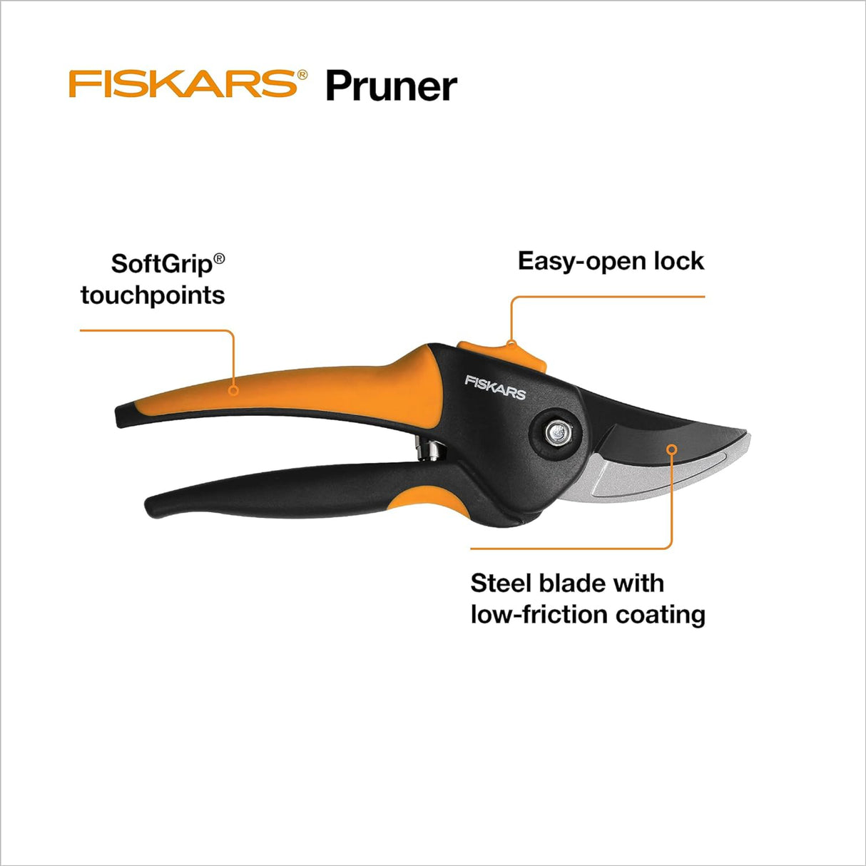 Fiskars 5/8 Capacity Softgrip Pruner