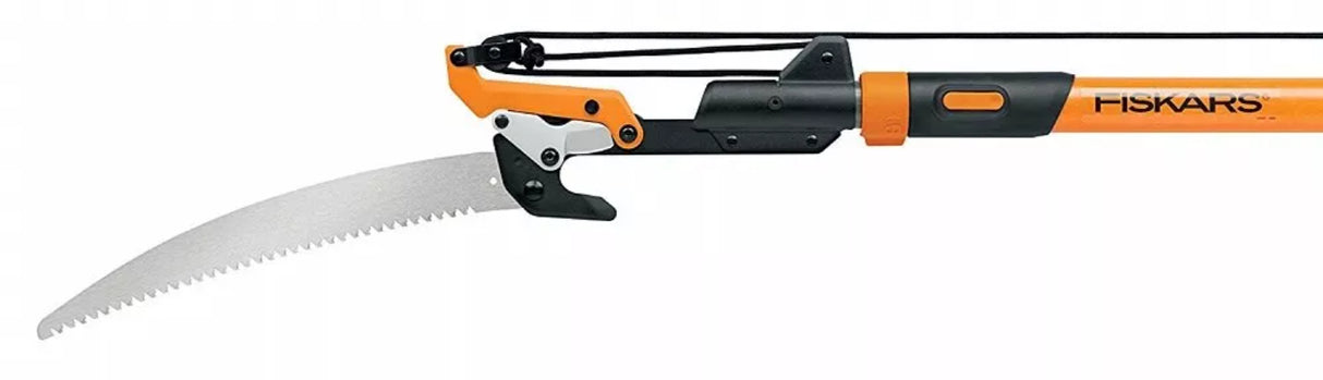 POWER LEVER EXTENDABLE POLE SAW AND PRUNER