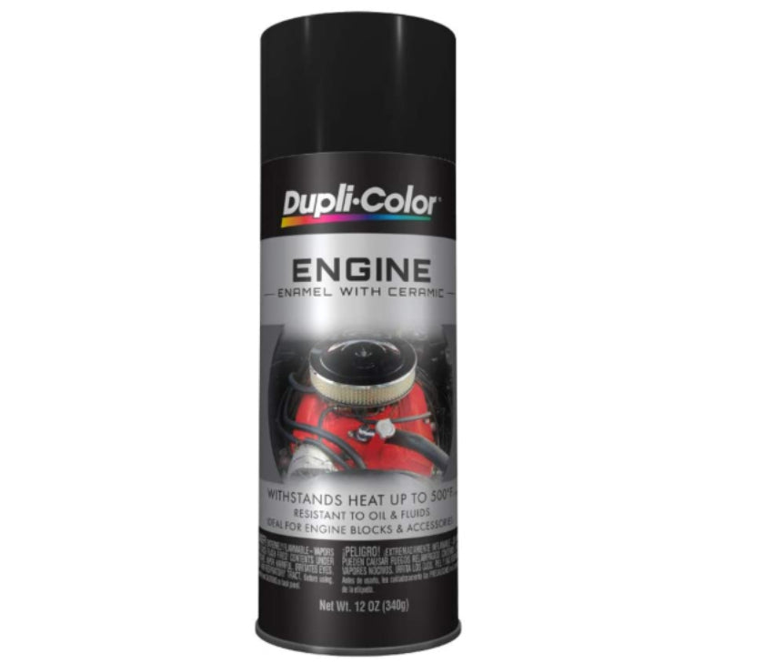 بخاخ طلاء أكريليك عالي اللمعان دوبلي كولر، 340 جرام - أسود