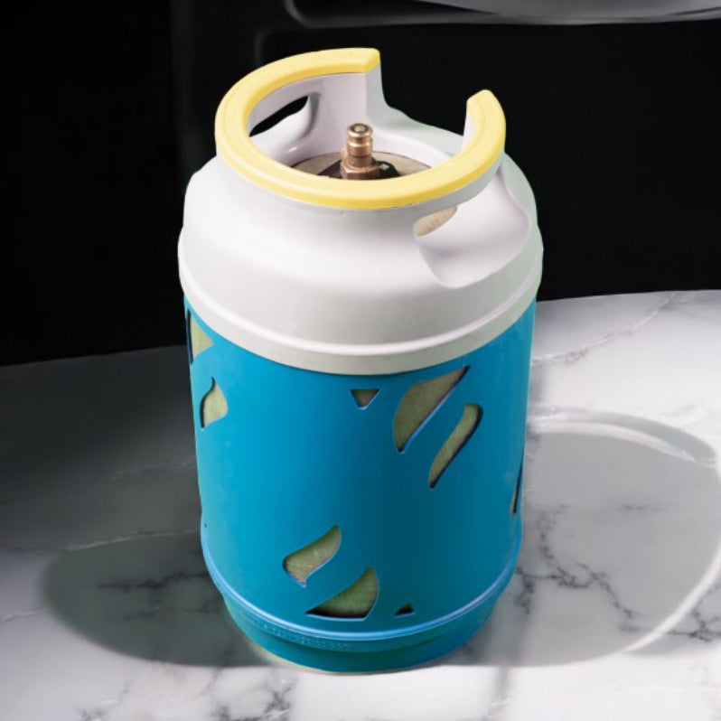 أسطوانة غاز من الألياف الزجاجية المحمولة جاسكو، 24.5 لتر - أزرق-2