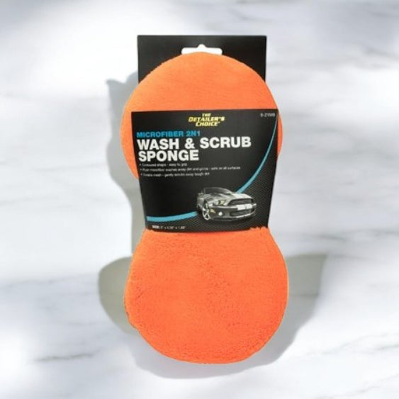 إسفنجة ميكروفايبر عظمية هوكنز، 12 قطعة - برتقالي-2