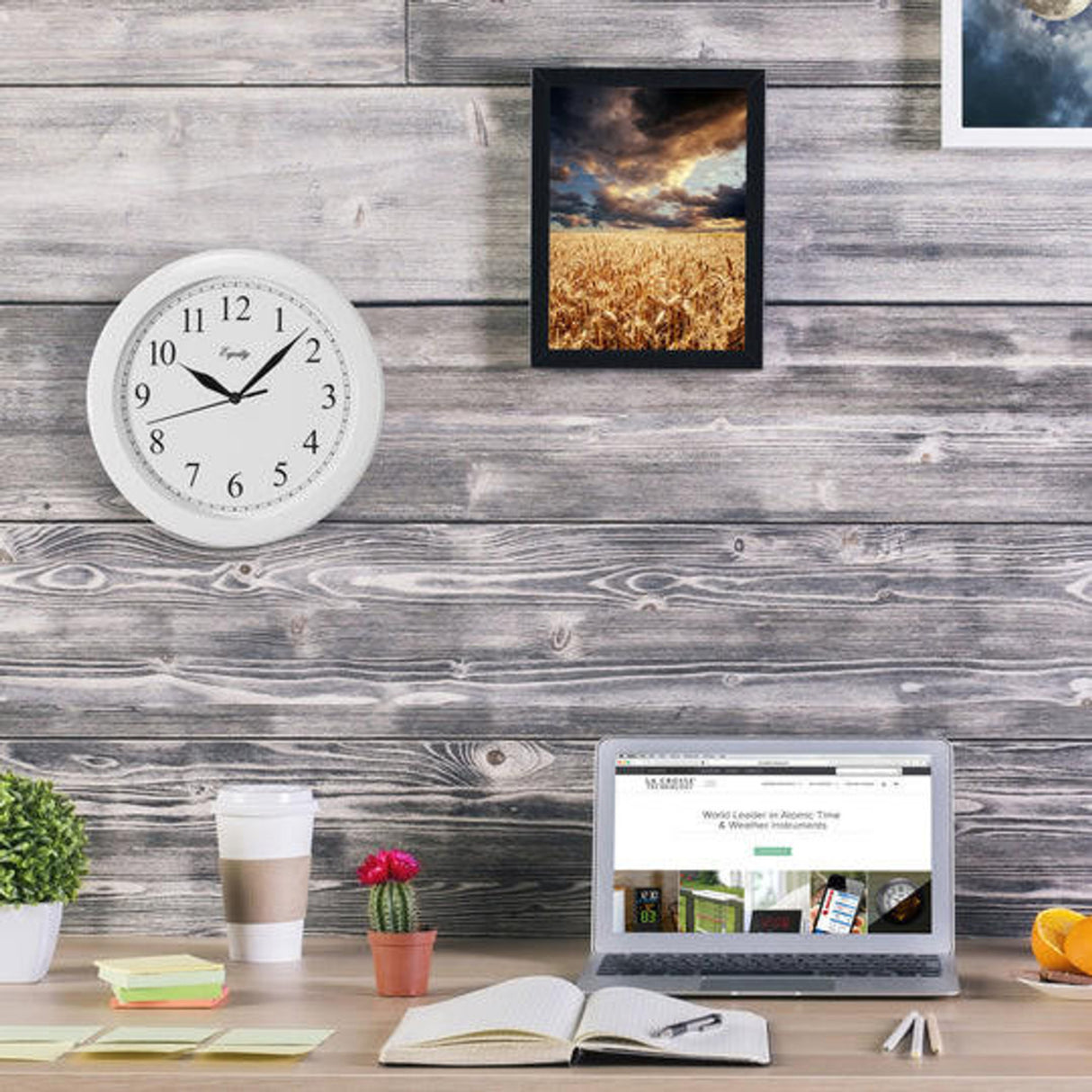 ساعة حائط لا كروس إيكويتي الأساسية - 10 بوصة-2