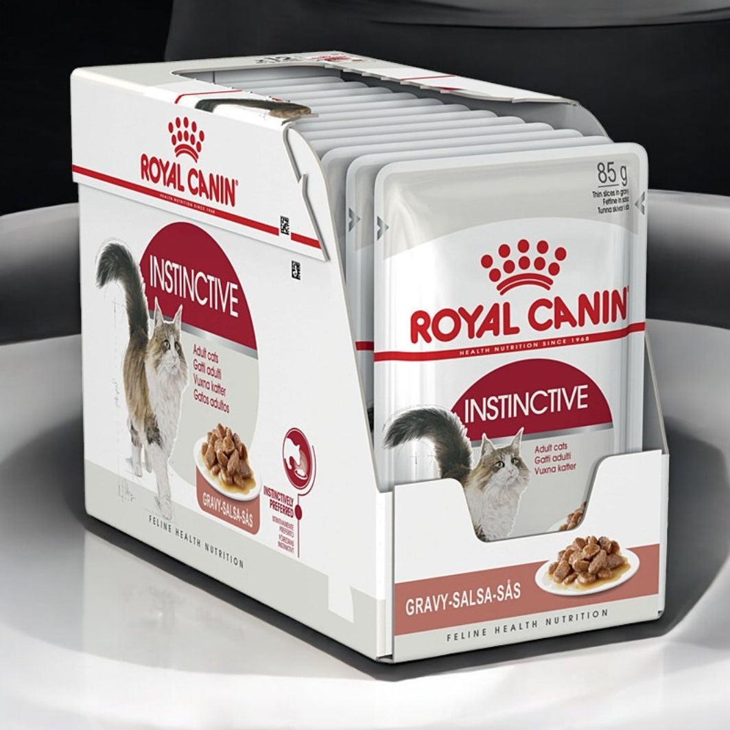 طعام القطط الرطب رويال كانين غريفي إنستينكتيف - 12×85 جرام-2