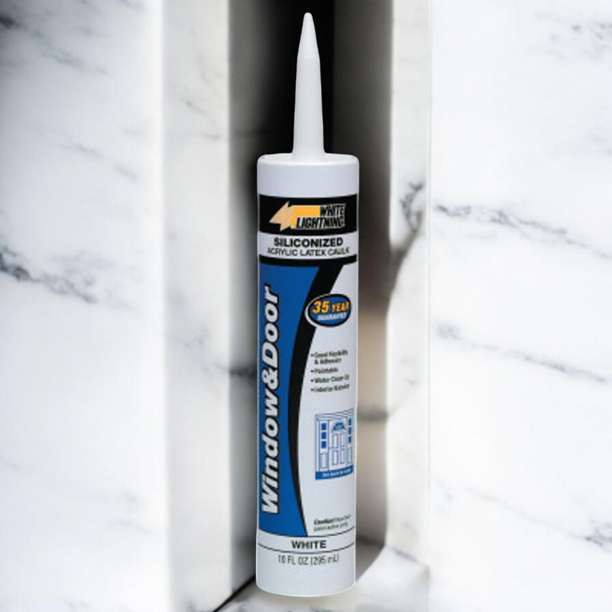 عازل وايت لايتنينج للنوافذ والأبواب أكريليك لاتكس - 10 أونصة-2