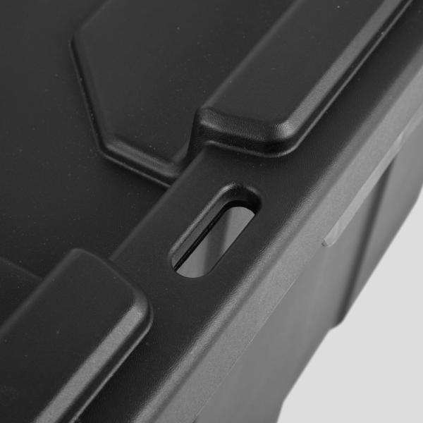 حقيبة بلاستيكية صناعية من ستيرلايت، سعة 15 جالون، أسود