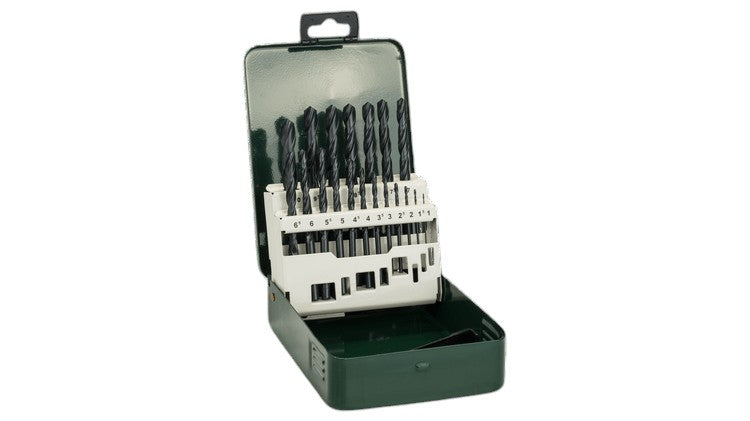 DRILL BIT SET 19PCS HSS CHISEL EDGE