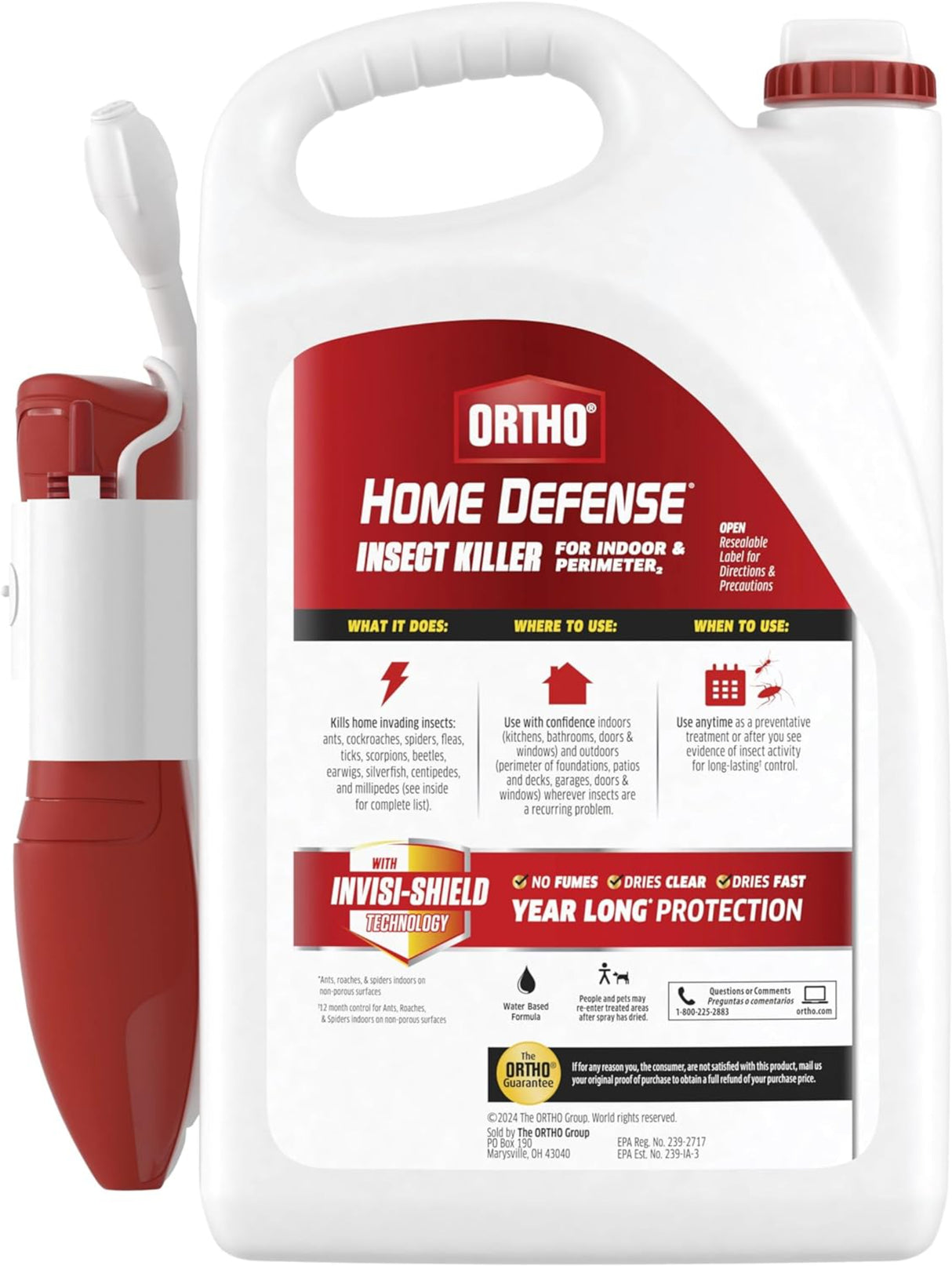Orth's Home Defense Indoor & Outdoor Insect Killer 1 Gallon