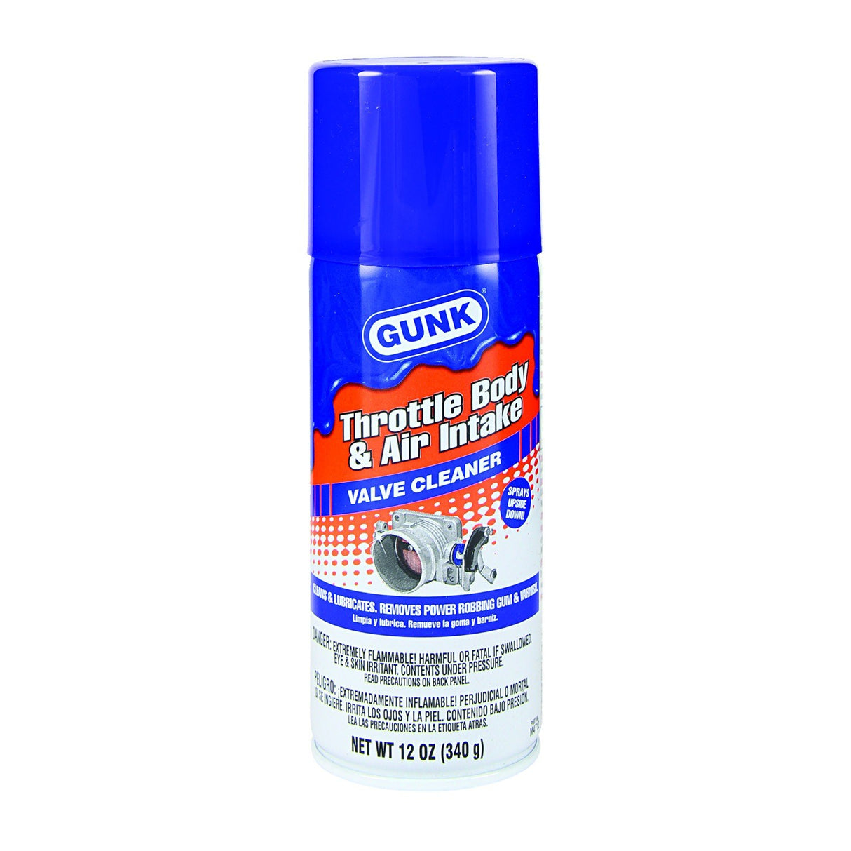 GUNK FUEL INJECTOR INTAKE CLEANER 340 gms