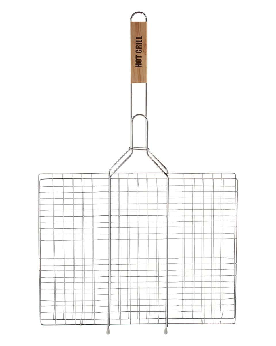 هوت جريل شواية غير لاصقة مع غطاء، موديل 5812 - فضي