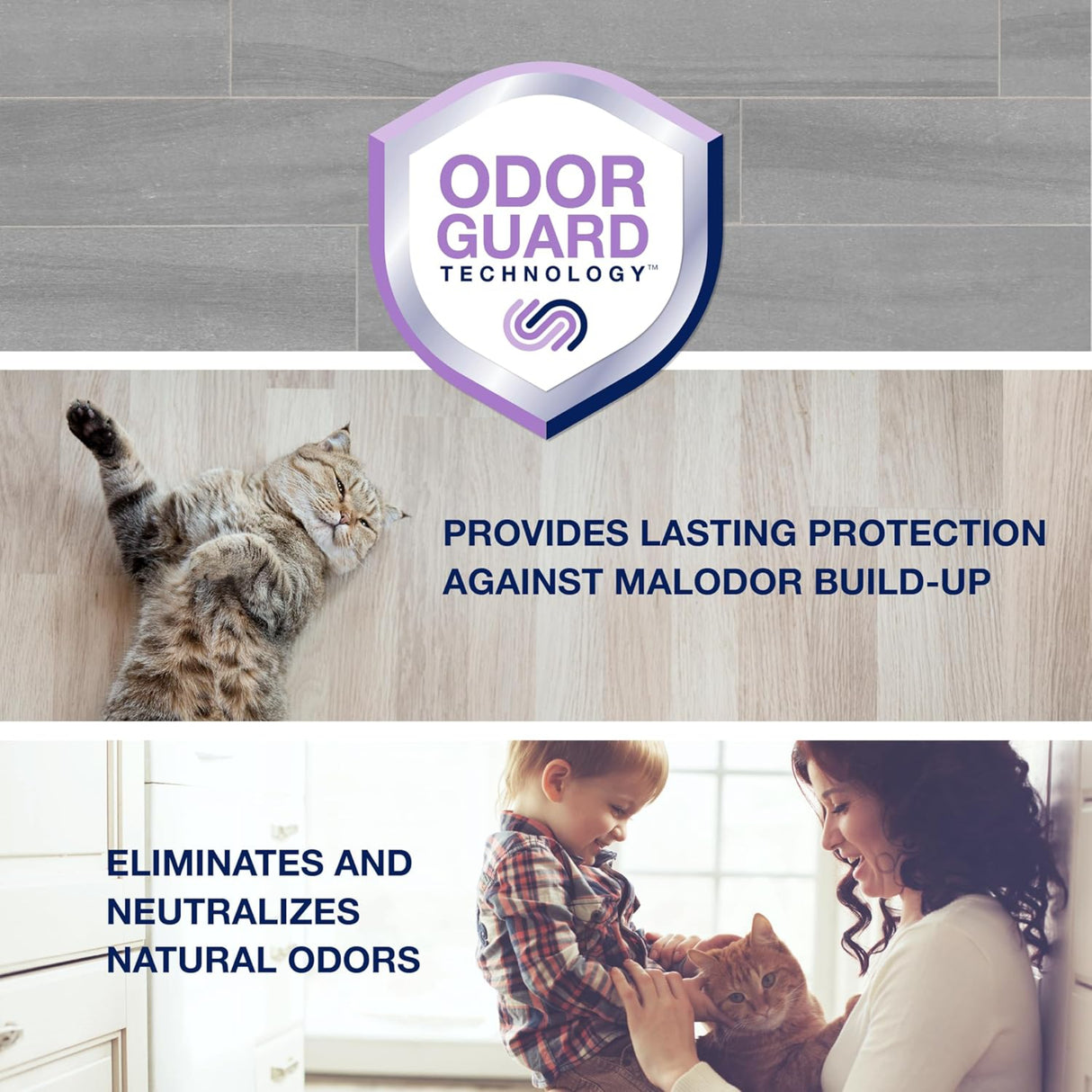 منظف الأرضيات متعدد الأسطح للقطط بونا - 32 أونصة-3