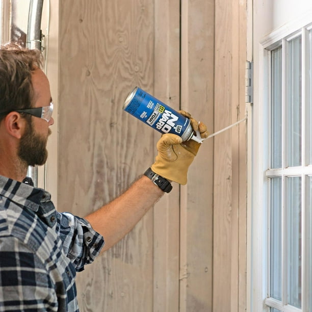 DAP Polyurethane Foam Sealant, 12 oz, Compatible with Windows and Doors, Bright White