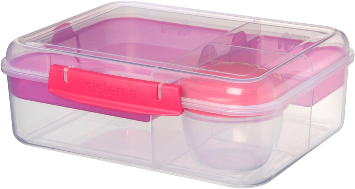 Bento Box To Go Lunch Box with Fruit Pot 55.7 oz.