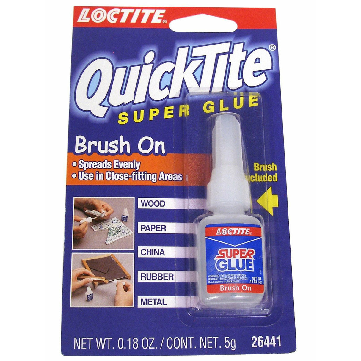 Loctite Super Glue Liquid Adhesive, Clear, 0.07 oz