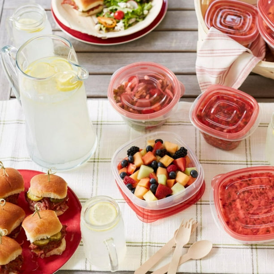 Square Food Storage Containers 2.9 Cup 4-Pk.