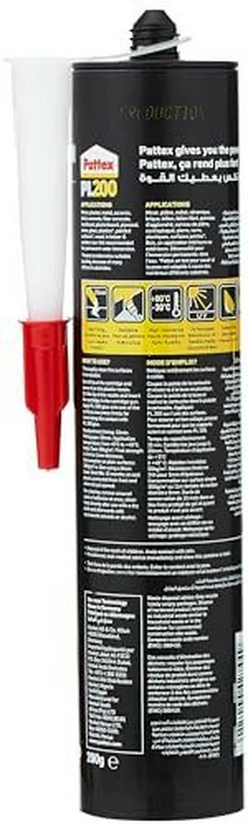 Pattex Construction Adhesive Pl 200 Transparent 290G