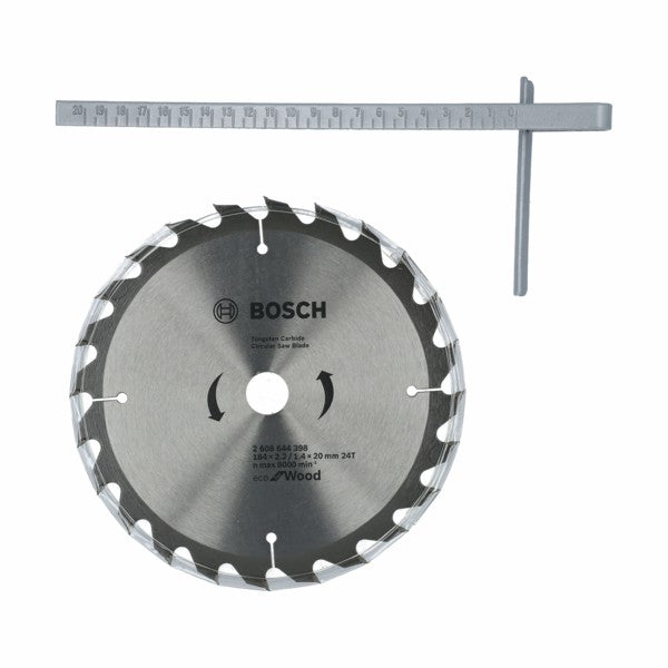 Bosch Circular Saw, 1400W, 184mm, GKS140 - Multicolour