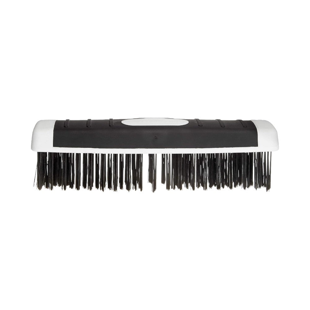 Master Painter Block Brush, Carbon Steel Wire with Threaded Socket, Black and White