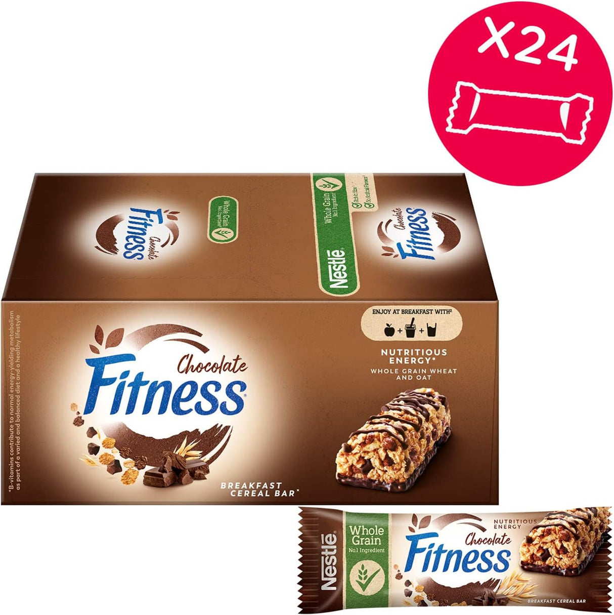 بار حبوب نستله فيتنس بنكهة الشوكولاتة - 24X23.5جرام-3