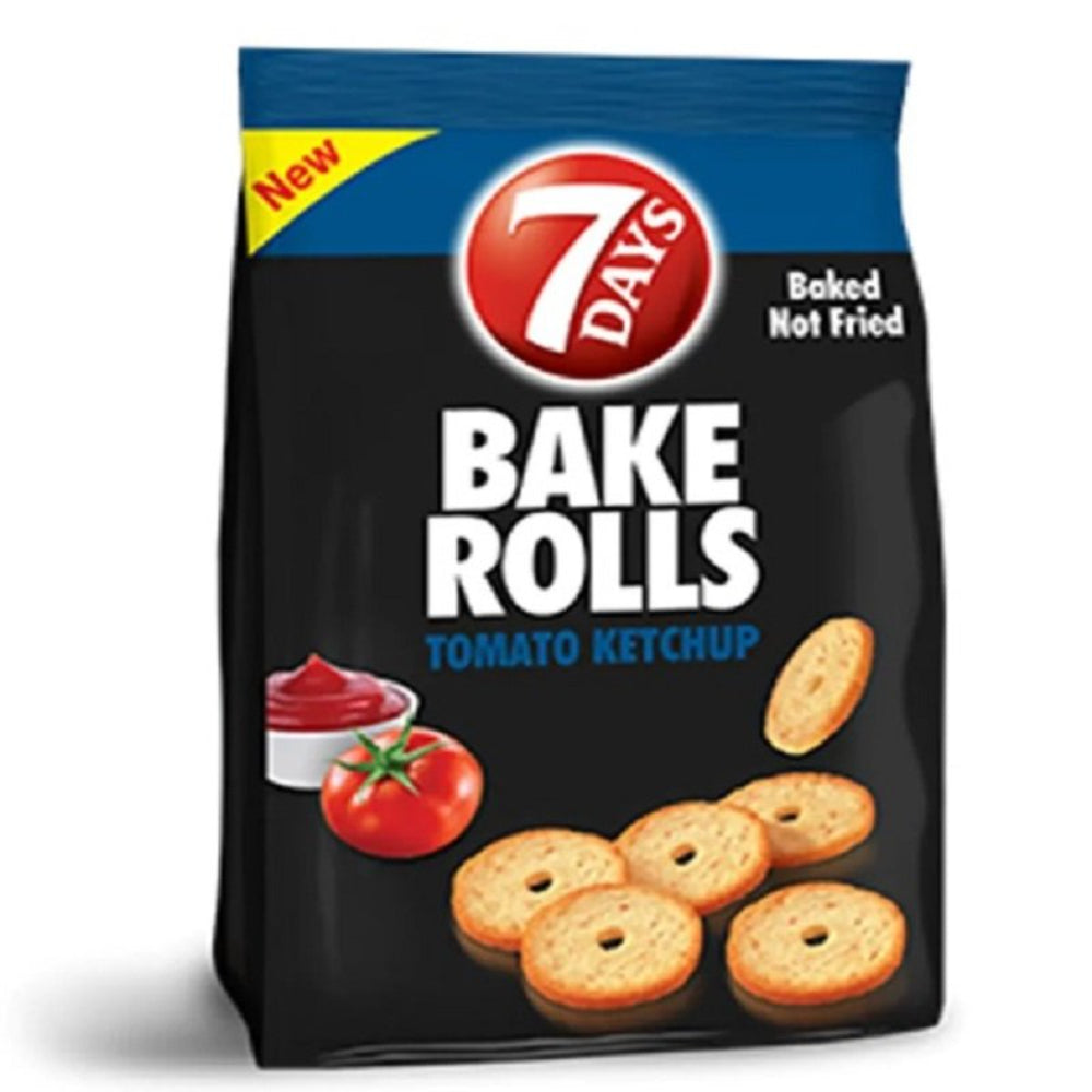 لفائف 7 دايز المخبوزة بنكهة صلصة الطماطم - 60 جرام