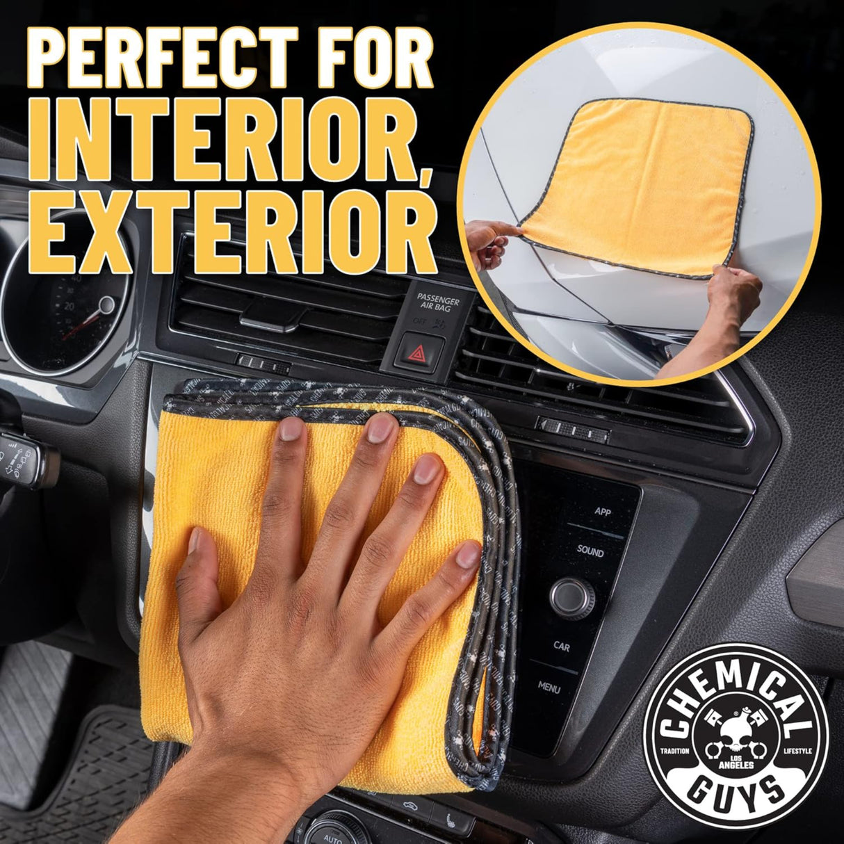 منشفة ميكروفايبر ميراكل دراير كيميكال جايز، 36 إنش × 25 إنش - برتقالي-3