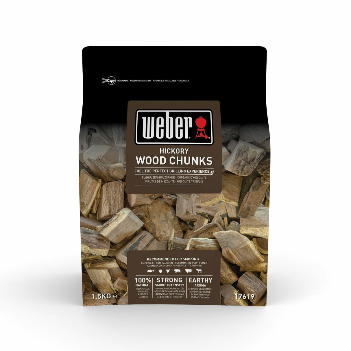 WOOD CHUNKS 1.5KG HICKORY WEBER