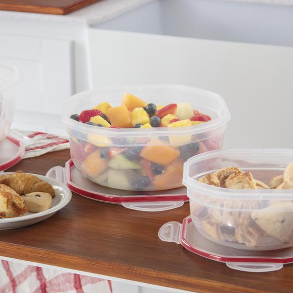 وعاء بلاستيكي من ستيرلايت، سعة 1.175 جالون، شفاف